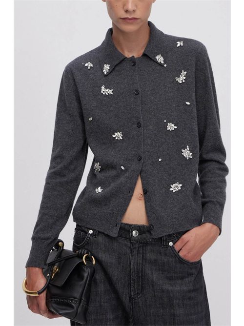 Cardigan con ricamo ERMANNO FIRENZE | D47EN008EO9MF67709797